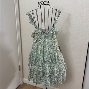 Wild Fable Blue and Yellow Floral Dress